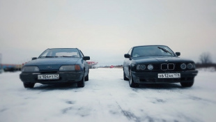 БИТВА ТАЧЕК ЗА 50 000 руб / BMW e34 vs FORD SIERRA